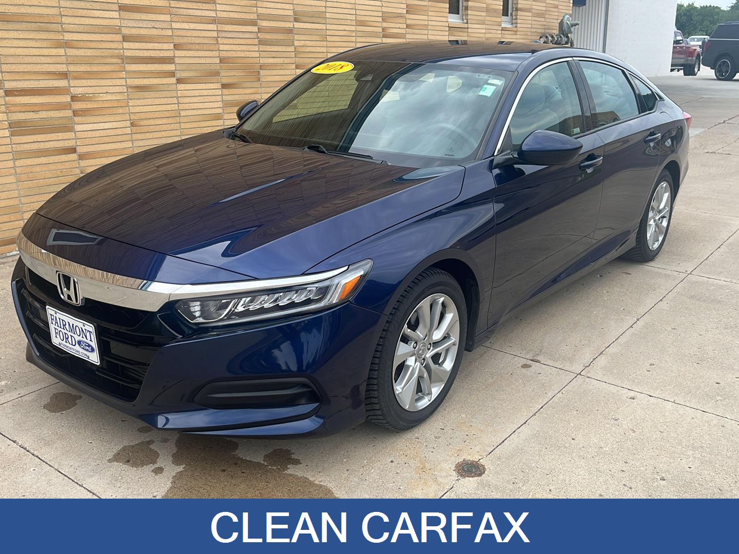 Used 2018 Honda Accord LX with VIN 1HGCV1F10JA233717 for sale in Fairmont, Minnesota