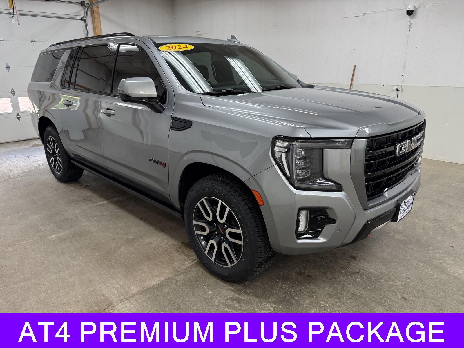 Used 2024 GMC Yukon XL AT4 with VIN 1GKS2HKL0RR143200 for sale in Fairmont, Minnesota