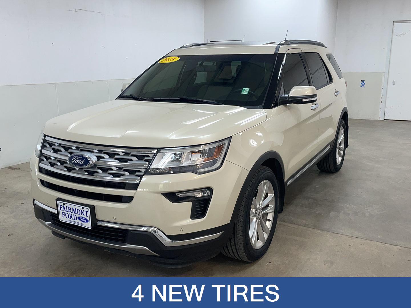 Used 2018 Ford Explorer Limited with VIN 1FM5K7F84JGA79960 for sale in Fairmont, Minnesota