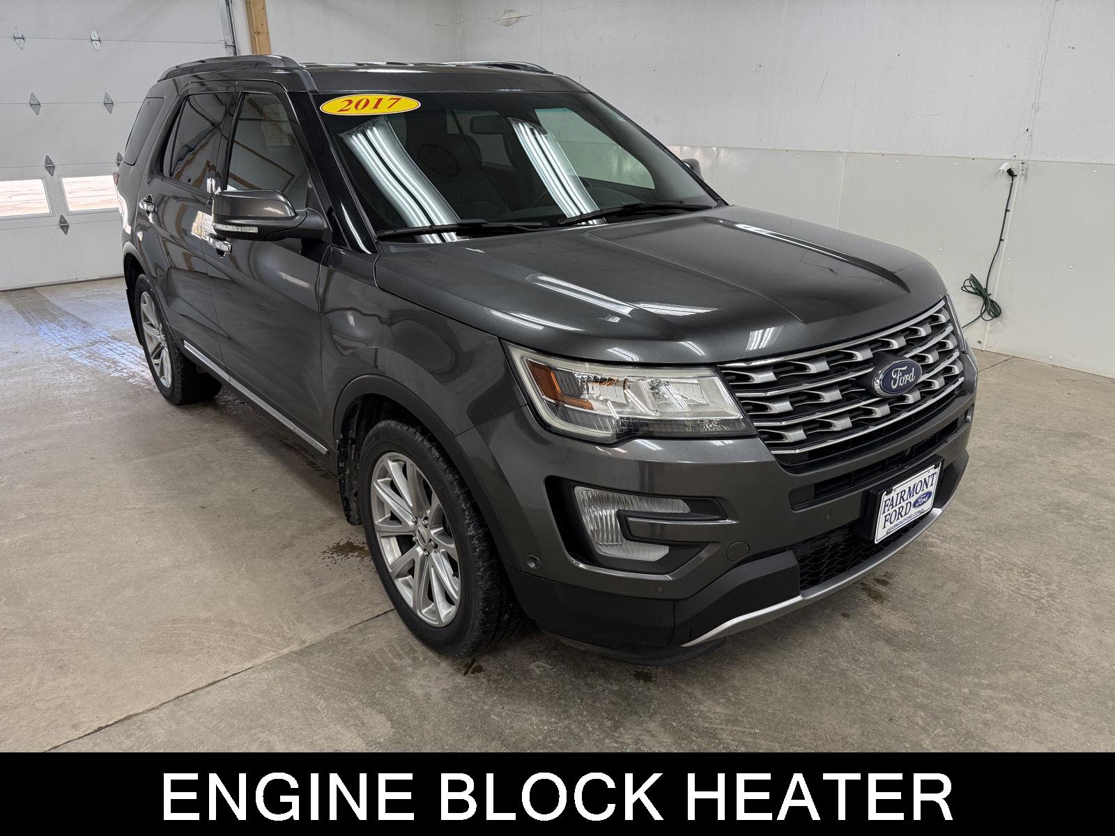 Used 2017 Ford Explorer Limited with VIN 1FM5K8F82HGB14723 for sale in Fairmont, Minnesota