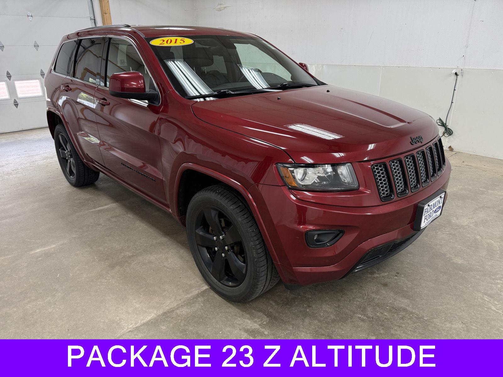 Used 2015 Jeep Grand Cherokee Altitude with VIN 1C4RJFAG0FC207014 for sale in Fairmont, Minnesota