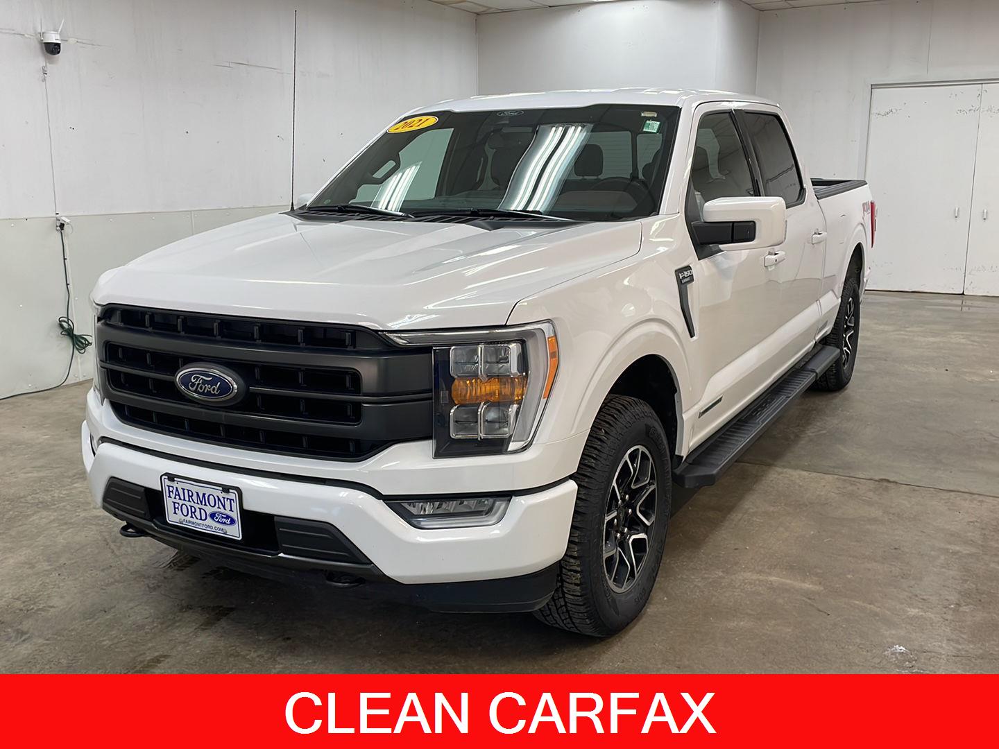 Used 2021 Ford F-150 Lariat with VIN 1FTFW1ED8MFB37314 for sale in Fairmont, Minnesota