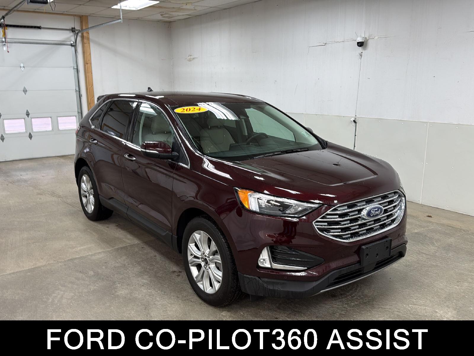 Used 2024 Ford Edge Titanium with VIN 2FMPK4K9XRBA01417 for sale in Fairmont, Minnesota