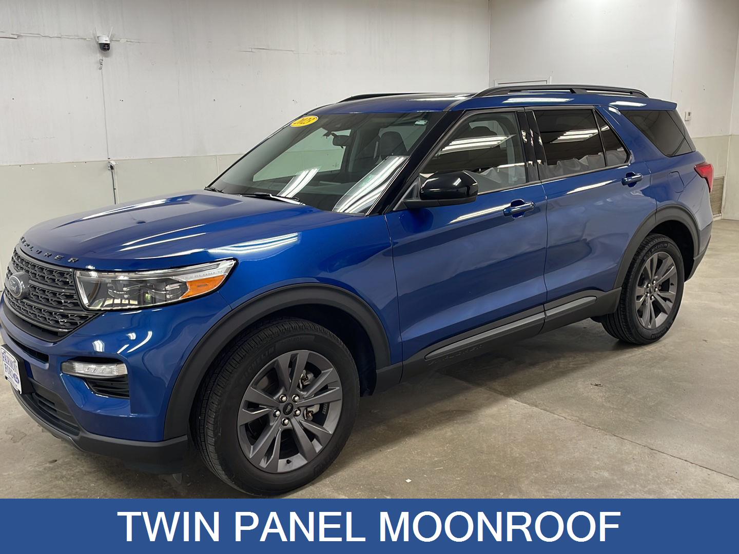 Used 2023 Ford Explorer XLT with VIN 1FMSK8DH0PGA39072 for sale in Fairmont, Minnesota