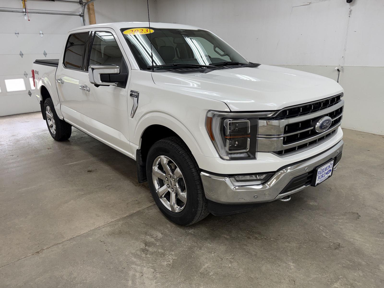 Used 2023 Ford F-150 Lariat with VIN 1FTFW1E53PFB31594 for sale in Fairmont, Minnesota