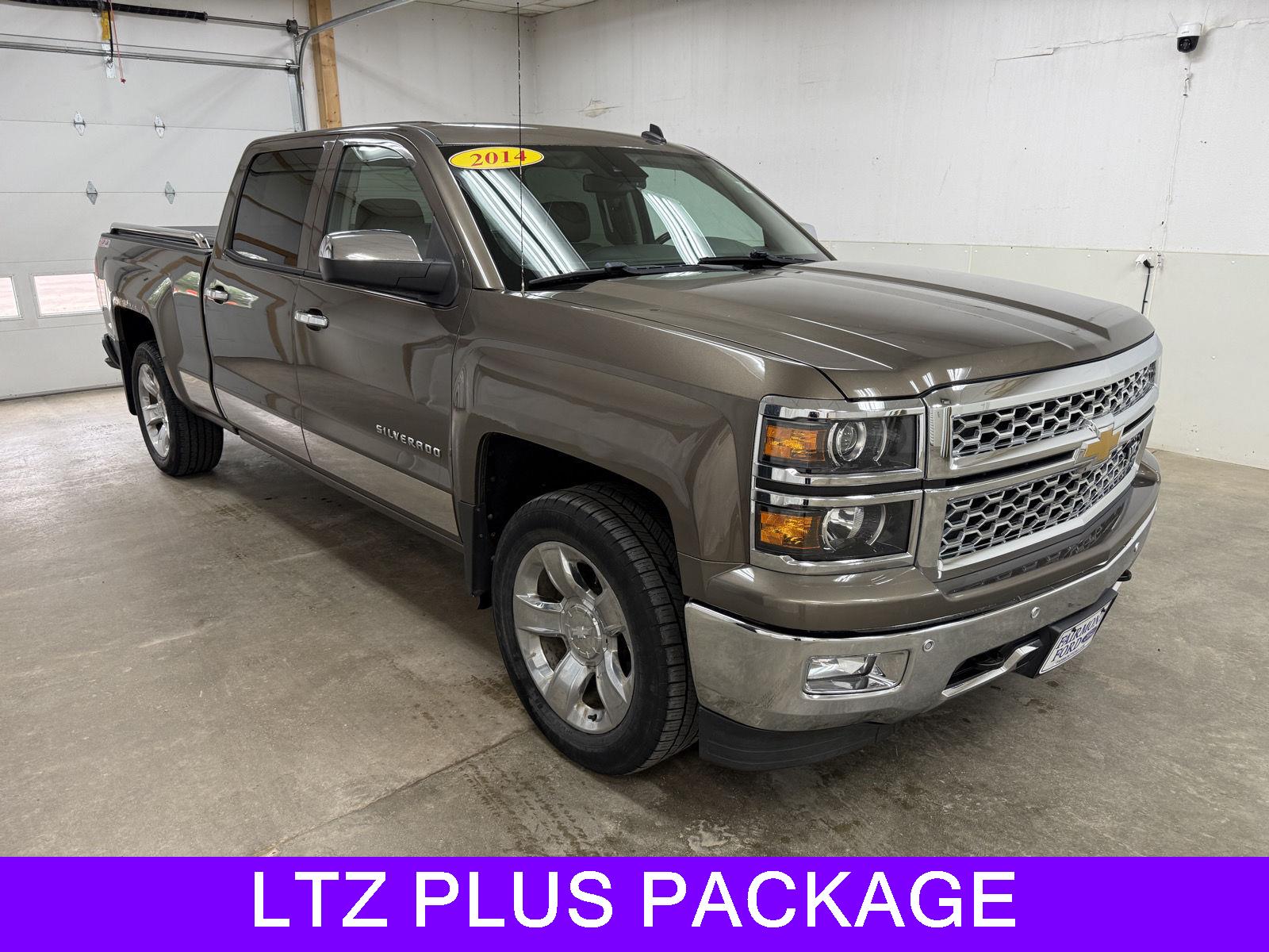 Used 2014 Chevrolet Silverado 1500 LTZ with VIN 3GCUKSEC7EG333664 for sale in Fairmont, Minnesota