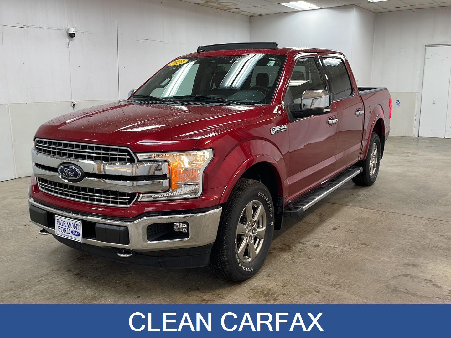 Used 2020 Ford F-150 Lariat with VIN 1FTEW1E46LKE87672 for sale in Fairmont, Minnesota