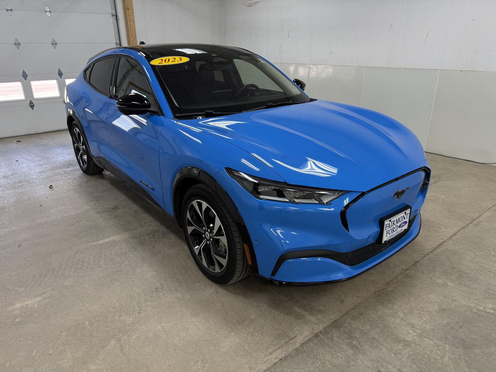 Used 2023 Ford Mustang Mach-E Premium AWD with VIN 3FMTK3SU5PMA14231 for sale in Fairmont, Minnesota