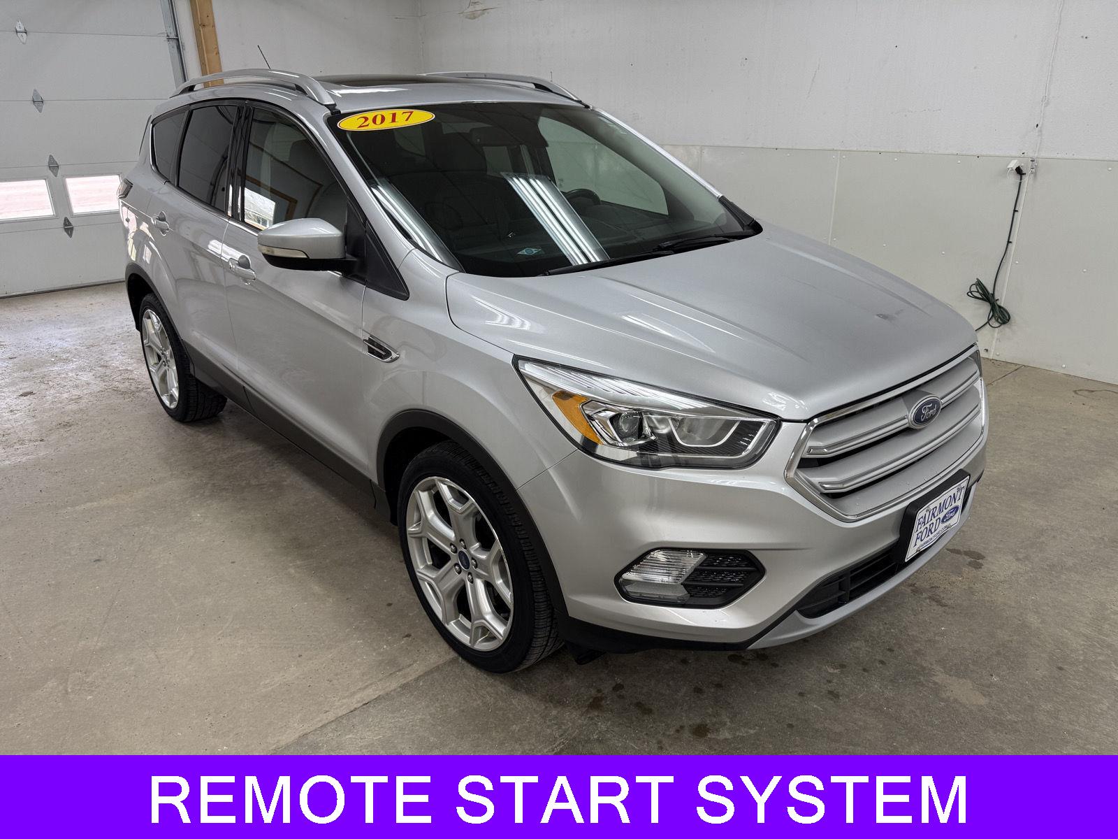 Used 2017 Ford Escape Titanium with VIN 1FMCU9J96HUE94819 for sale in Fairmont, Minnesota