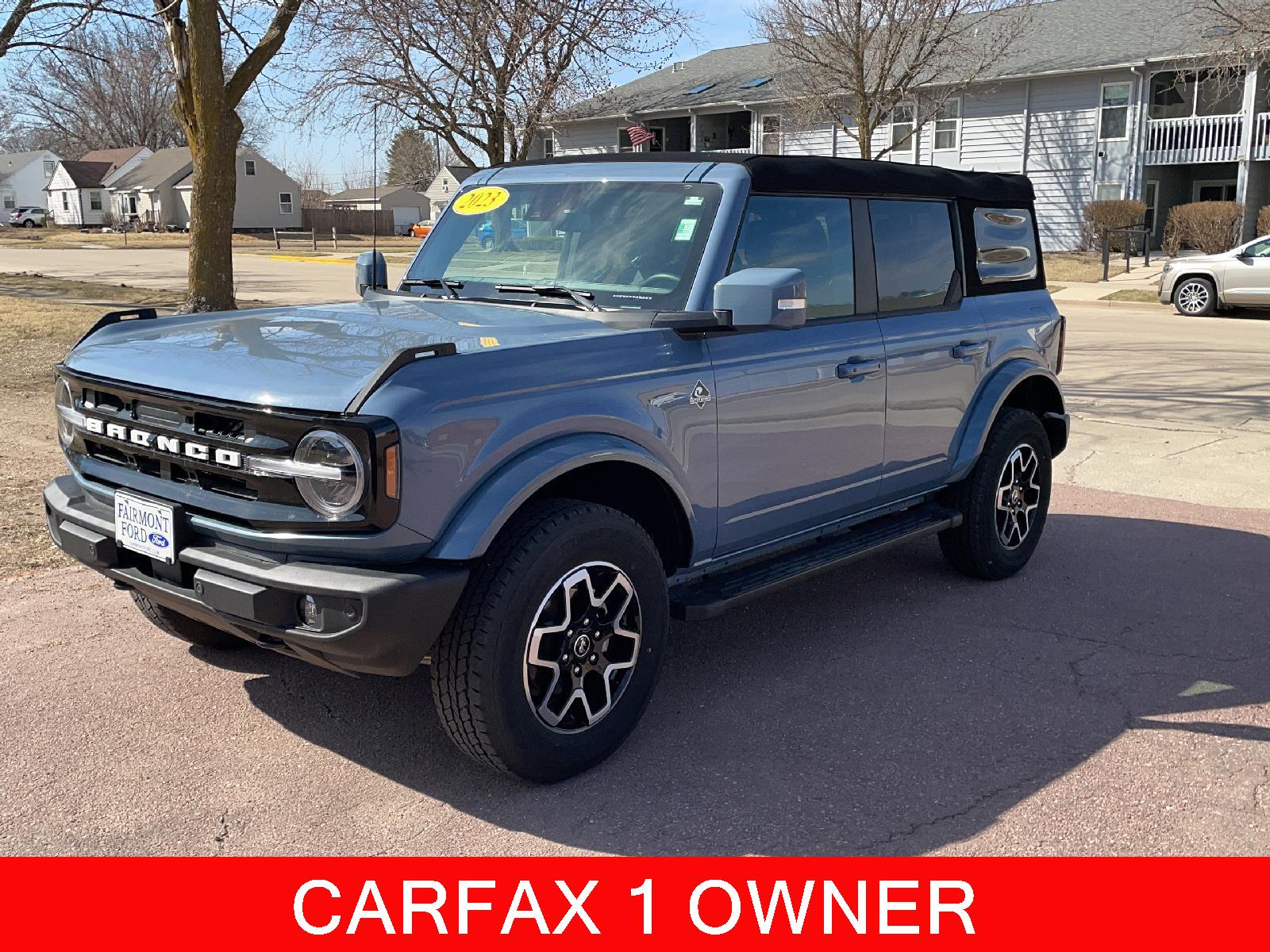 Used 2023 Ford Bronco 4-Door Outer Banks with VIN 1FMEE5DP7PLC06030 for sale in Fairmont, Minnesota