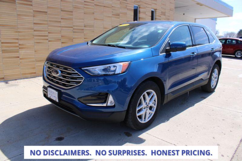 Used 2021 Ford Edge SEL with VIN 2FMPK4J9XMBA49610 for sale in Fairmont, Minnesota