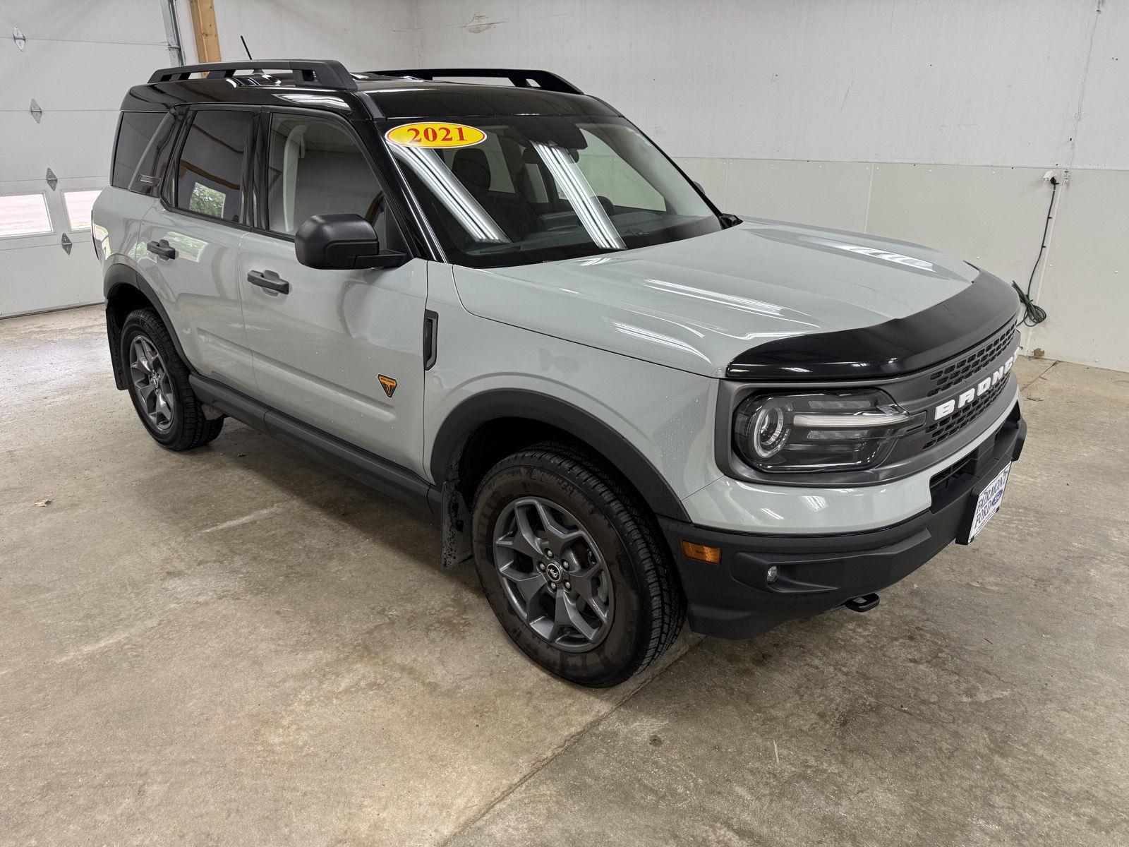 Used 2021 Ford Bronco Sport Badlands with VIN 3FMCR9D98MRA07067 for sale in Fairmont, Minnesota