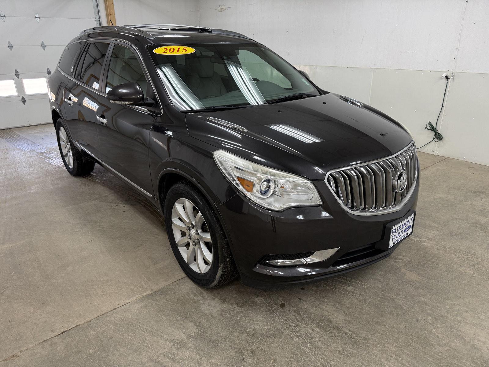 Used 2015 Buick Enclave Premium with VIN 5GAKVCKD3FJ380743 for sale in Fairmont, Minnesota