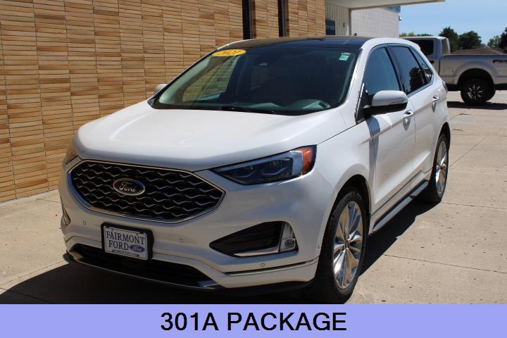 Used 2021 Ford Edge Titanium with VIN 2FMPK4K9XMBA05024 for sale in Fairmont, MN