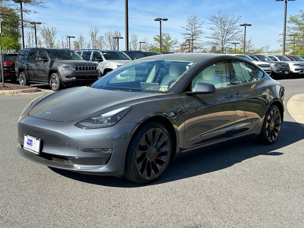 Used 2022 Tesla Model 3 Performance with VIN 5YJ3E1EC8NF134626 for sale in Chantilly, VA
