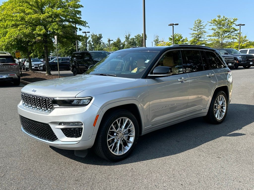 Certified 2023 Jeep Grand Cherokee Summit with VIN 1C4RJHEG9P8892849 for sale in Chantilly, VA