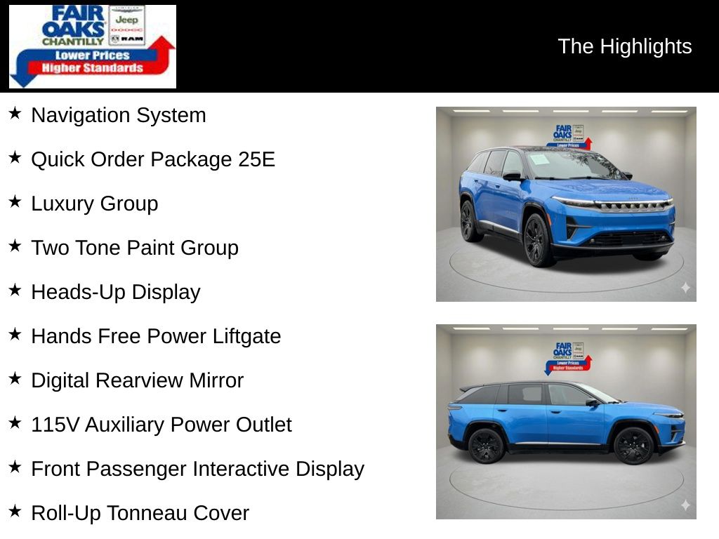 Used 2025 Jeep Wagoneer S Launch Edition with VIN 3C4RJNAK7ST579947 for sale in Chantilly, VA