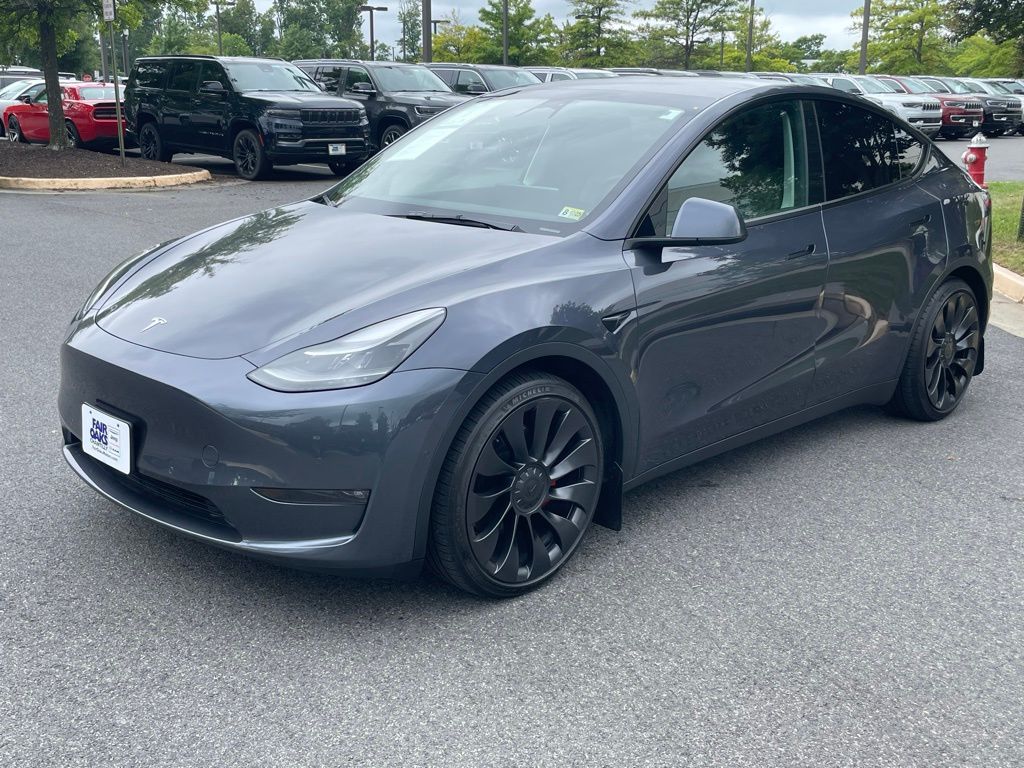 Used 2022 Tesla Model Y Performance with VIN 7SAYGDEF3NF505724 for sale in Chantilly, VA