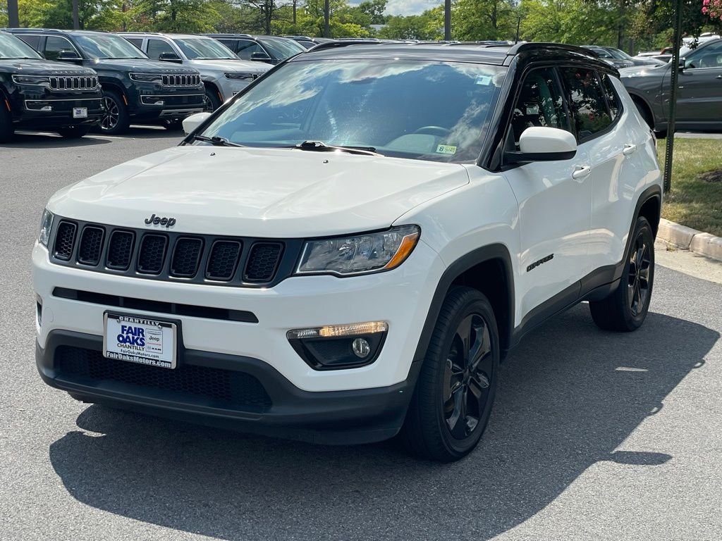 Certified 2021 Jeep Compass Latitude with VIN 3C4NJDBBXMT583601 for sale in Chantilly, VA