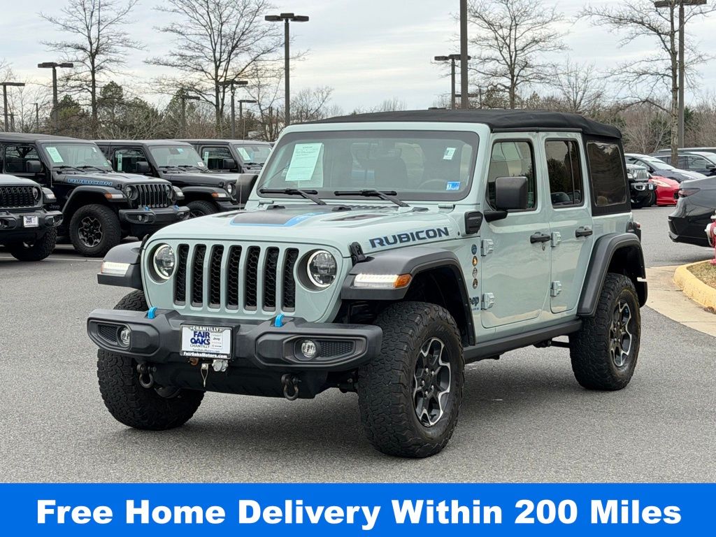 Used 2023 Jeep Wrangler 4xe Rubicon 4XE with VIN 1C4JJXR65PW538847 for sale in Chantilly, VA