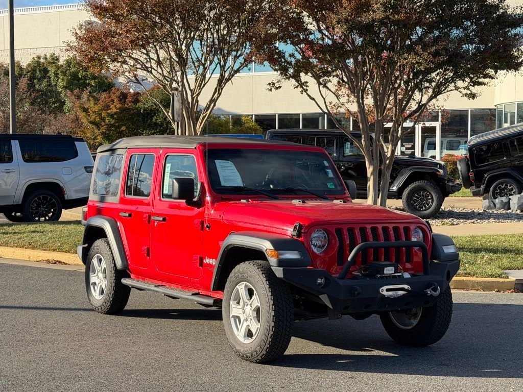 Certified 2019 Jeep Wrangler Unlimited Sport S SUV