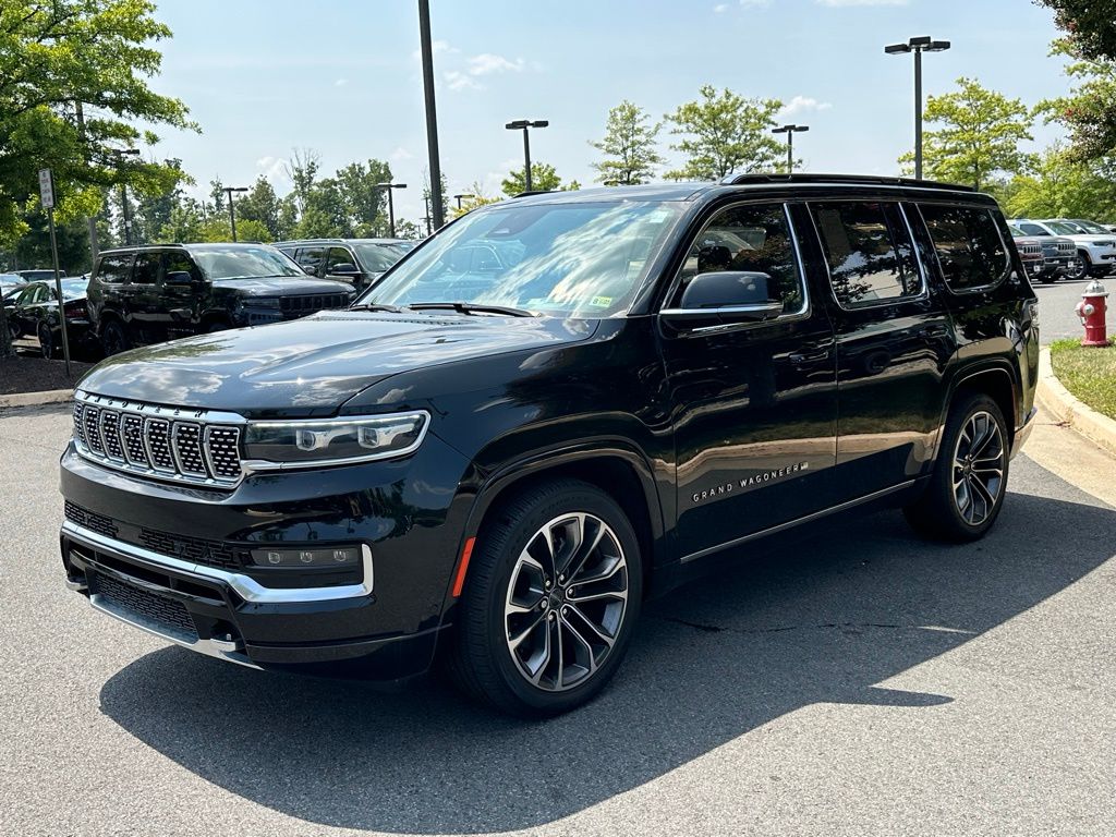 Certified 2022 Jeep Grand Wagoneer Series III with VIN 1C4SJVGJ4NS100406 for sale in Chantilly, VA