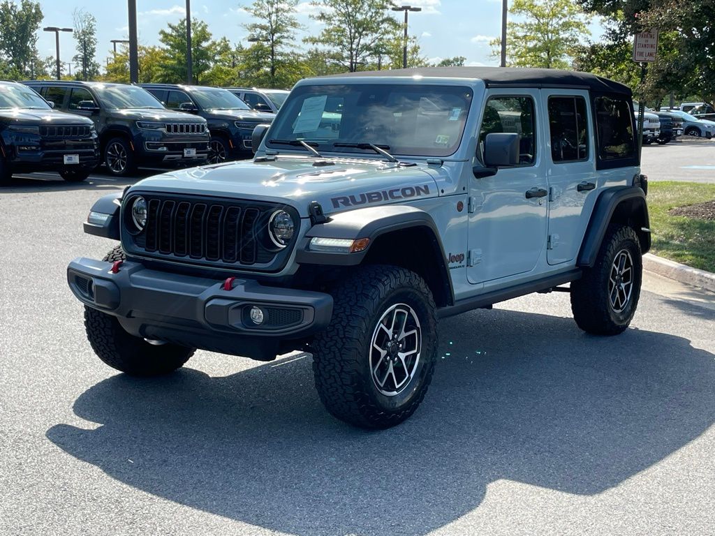 Certified 2024 Jeep Wrangler 4-Door Rubicon with VIN 1C4PJXFG1RW155952 for sale in Chantilly, VA