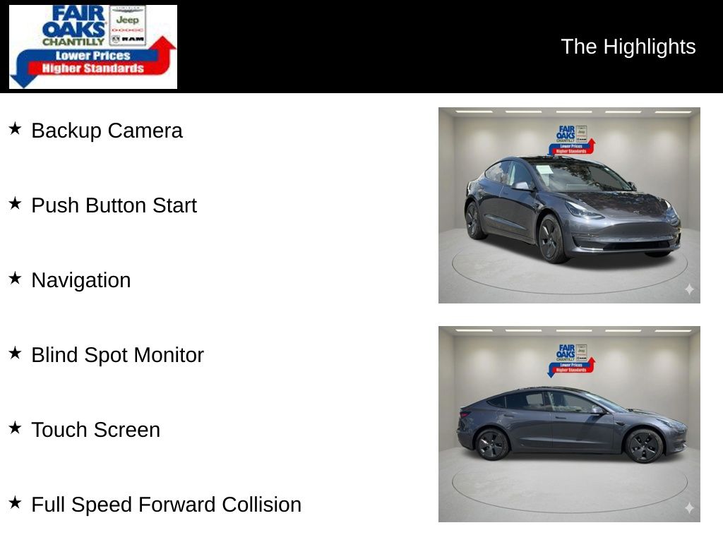 Used 2021 Tesla Model 3 Base with VIN 5YJ3E1EA5MF086001 for sale in Chantilly, VA