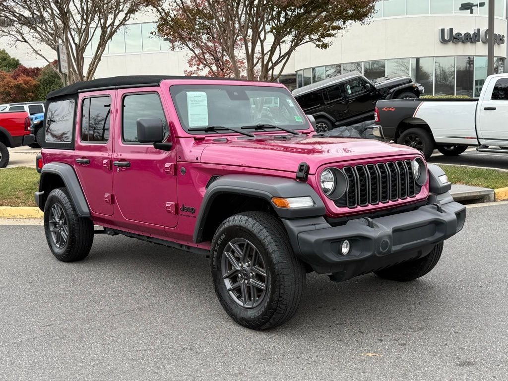 Certified 2024 Jeep Wrangler Sport S SUV