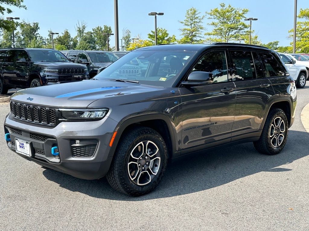 Certified 2024 Jeep Grand Cherokee Trailhawk 4xe with VIN 1C4RJYC64R8941534 for sale in Chantilly, VA