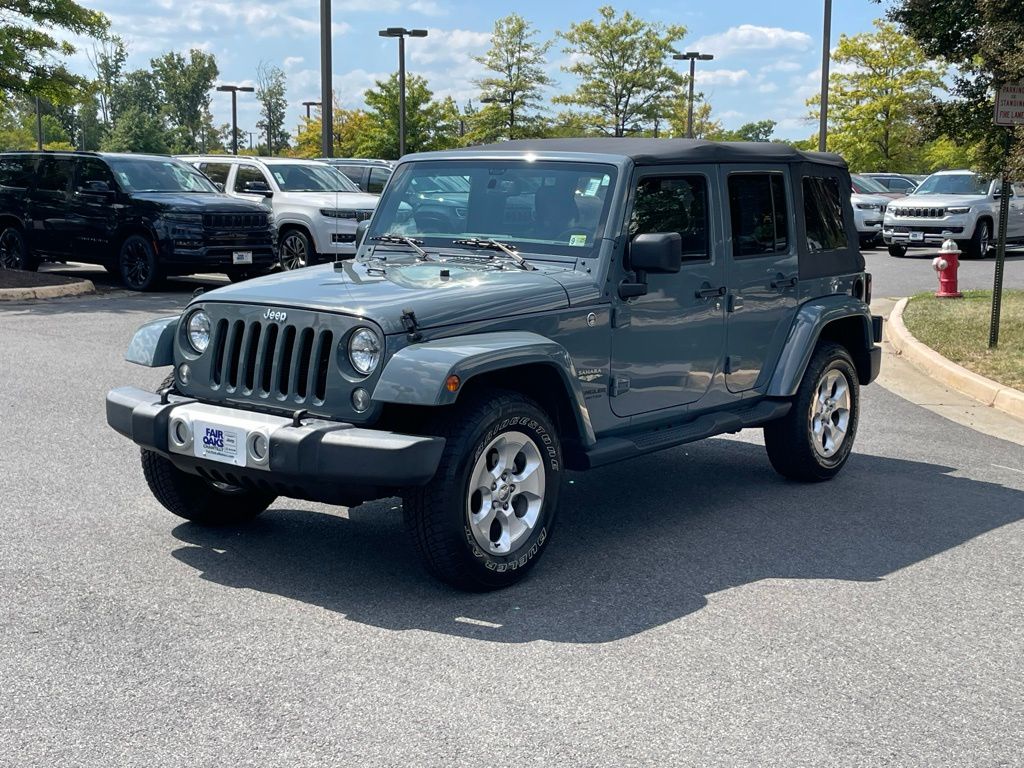 Certified 2015 Jeep Wrangler Unlimited Sahara with VIN 1C4BJWEG8FL647669 for sale in Chantilly, VA