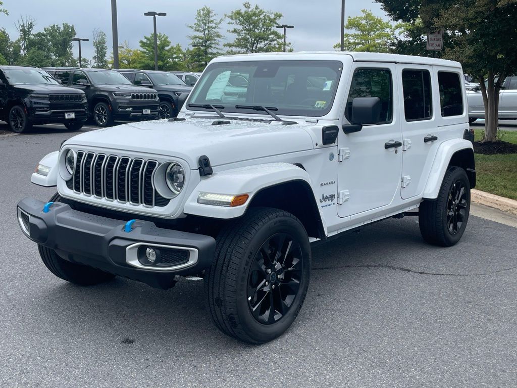 Certified 2024 Jeep Wrangler 4xe Sahara 4XE with VIN 1C4RJXP63RW225868 for sale in Chantilly, VA