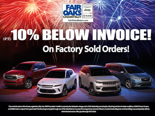 Up to 10% Below invoice on Factory sold orders!