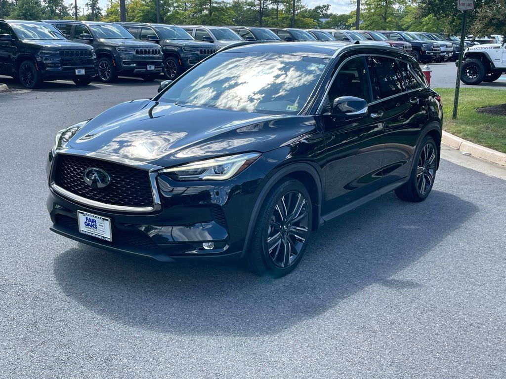 Used 2021 INFINITI QX50 Luxe with VIN 3PCAJ5BA9MF106698 for sale in Chantilly, VA