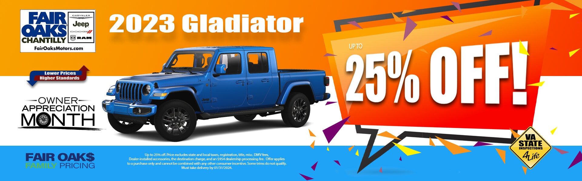 Monthly Specials Fair Oaks Chrysler Jeep Dodge