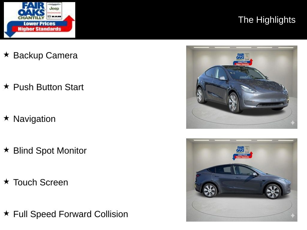 Used 2023 Tesla Model Y Long Range with VIN 7SAYGDEE4PA109471 for sale in Chantilly, VA