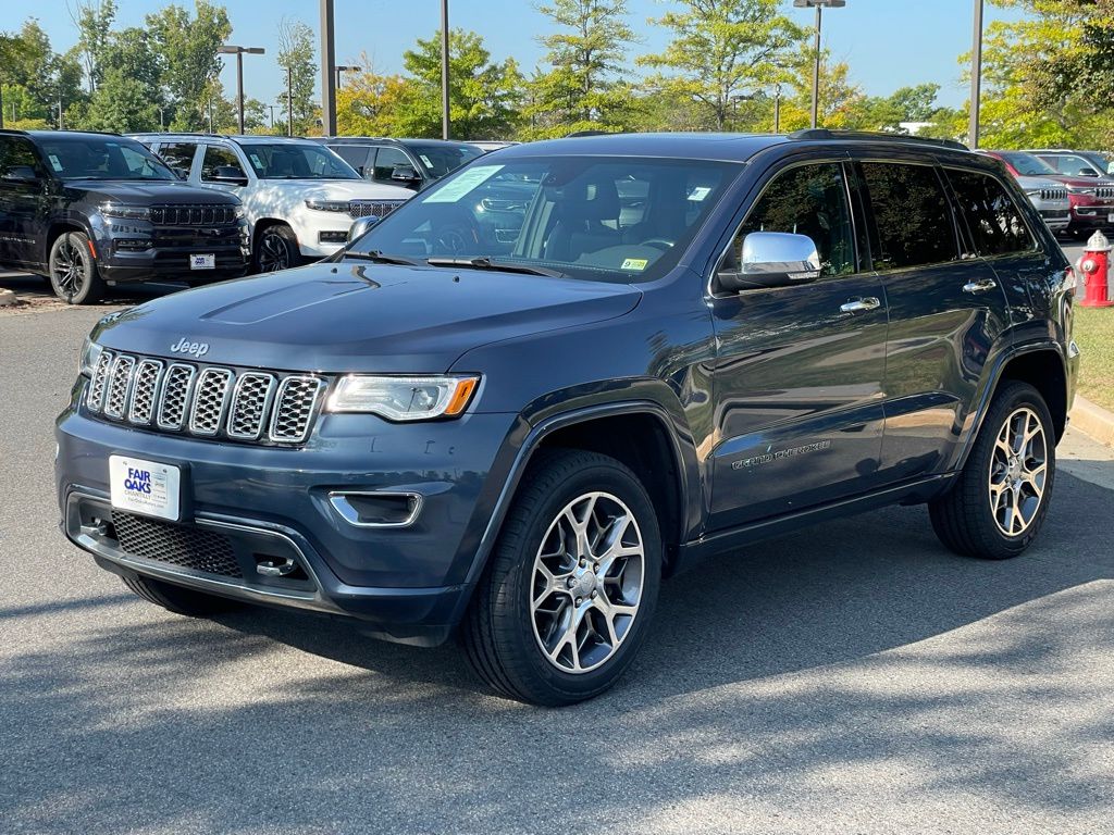 Certified 2021 Jeep Grand Cherokee Overland with VIN 1C4RJFCG2MC507535 for sale in Chantilly, VA