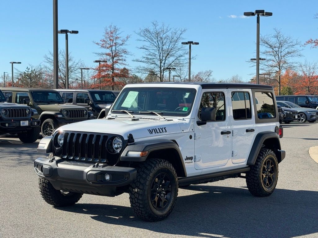 Certified 2022 Jeep Wrangler Unlimited Willys SUV