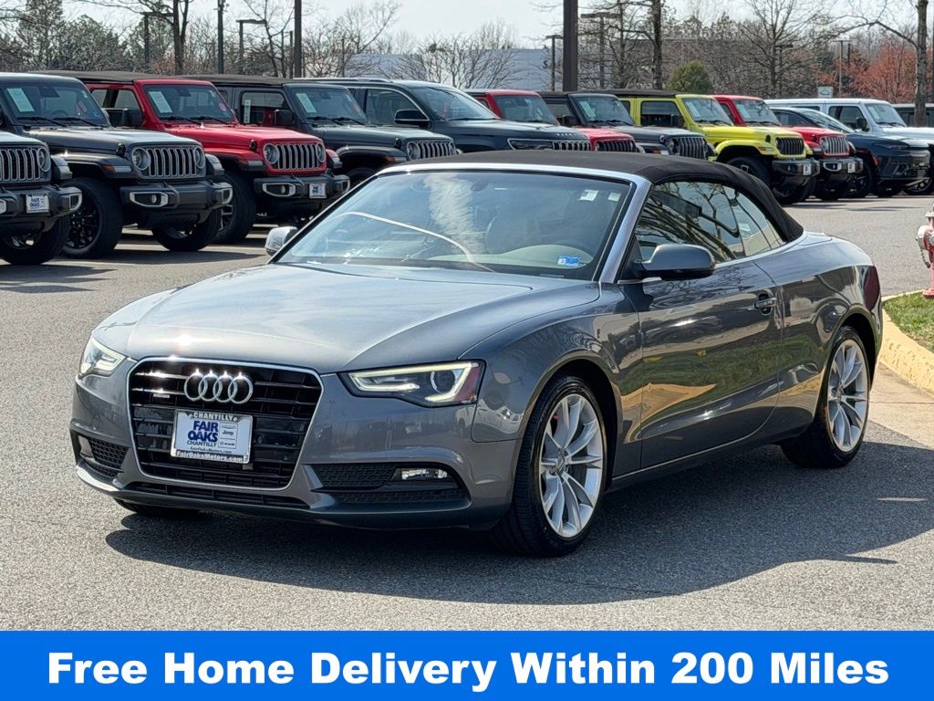 Used 2013 Audi A5 Premium with VIN WAULFAFH6DN014103 for sale in Chantilly, VA