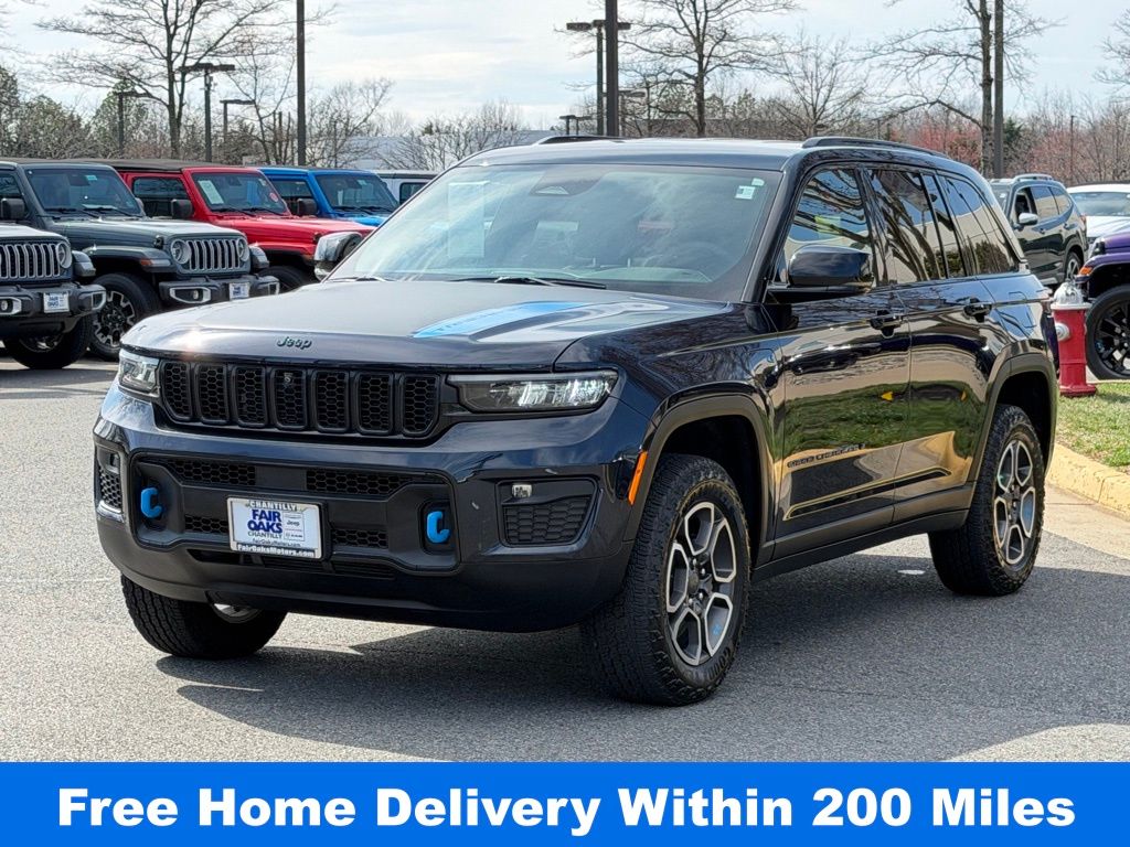 Used 2023 Jeep Grand Cherokee Trailhawk 4xe with VIN 1C4RJYC62P8903636 for sale in Chantilly, VA