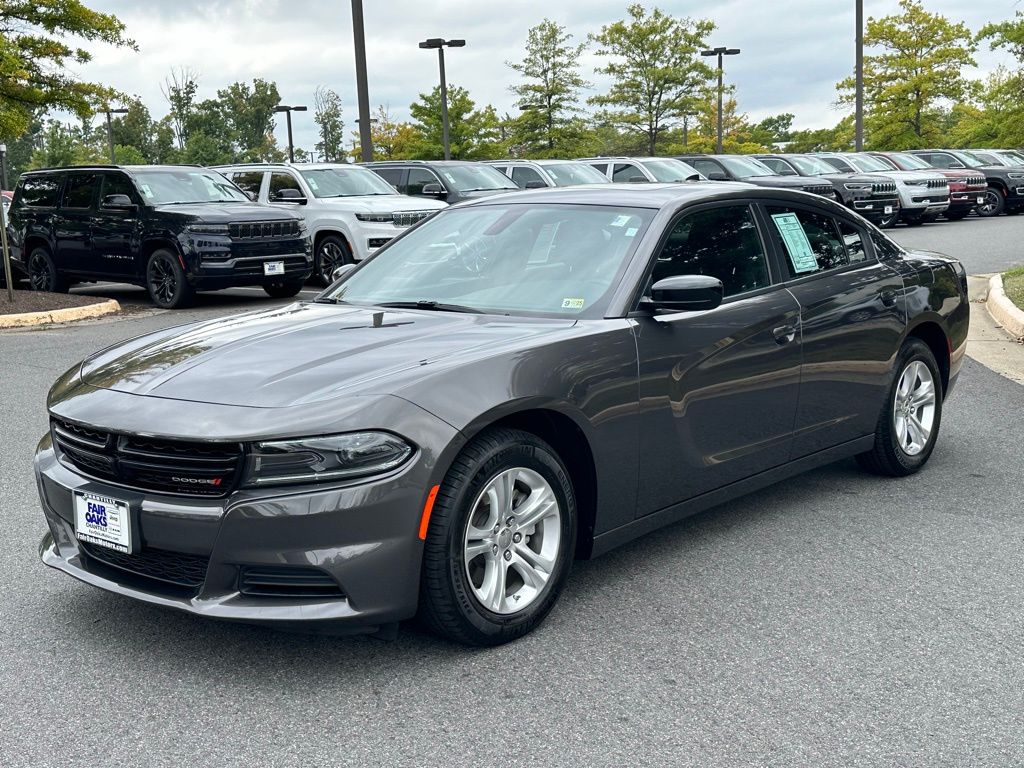 Used 2023 Dodge Charger SXT with VIN 2C3CDXBGXPH675157 for sale in Chantilly, VA