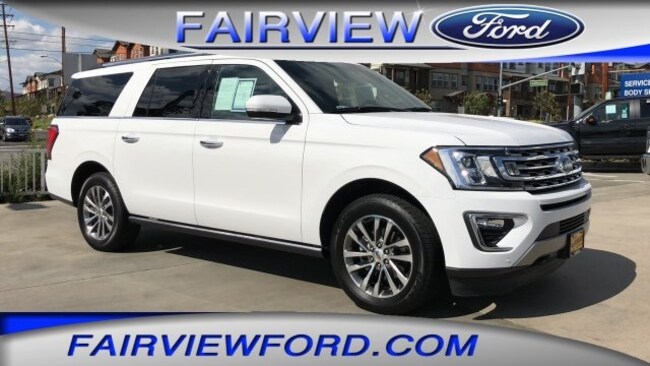 Used 2018 Ford Expedition Max Suv Limited Oxford White For Sale In