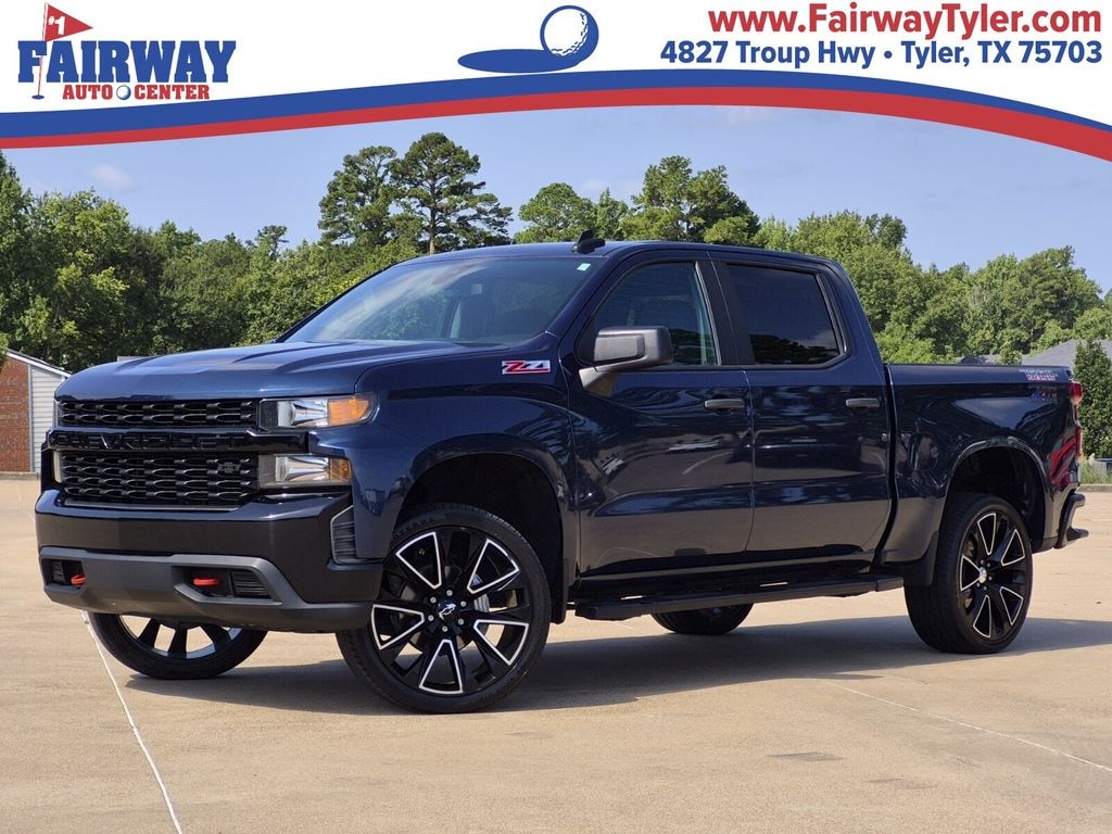 Used 2021 Chevrolet Silverado 1500 Custom Trail Boss Truck Crew Cab