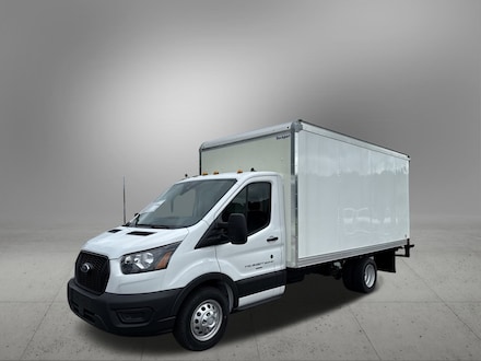 2024 Ford Transit Cutaway T-350 DRW w Rockport 14ft Van Body RWD DRW 156 WB 11000 GVWR