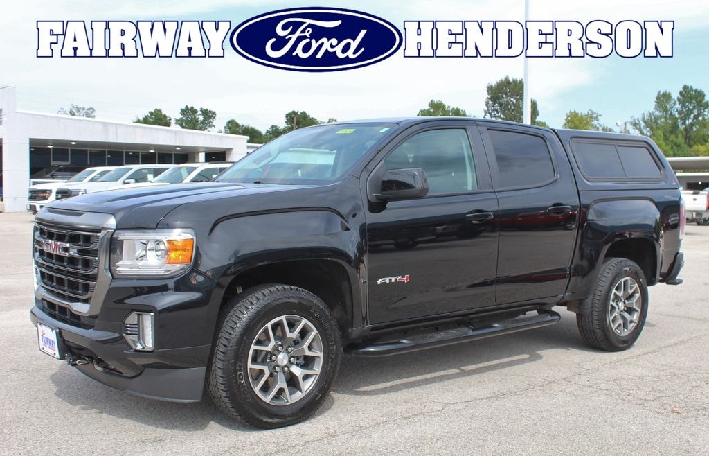 Used 2022 GMC Canyon AT4 w/Leather Truck Crew Cab