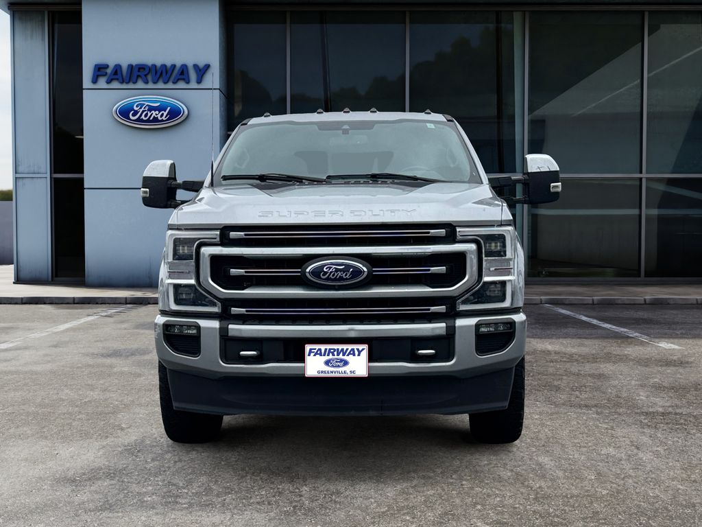 Certified 2022 Ford F-350 Super Duty Platinum with VIN 1FT8W3BT3NEF38454 for sale in Greenville, SC