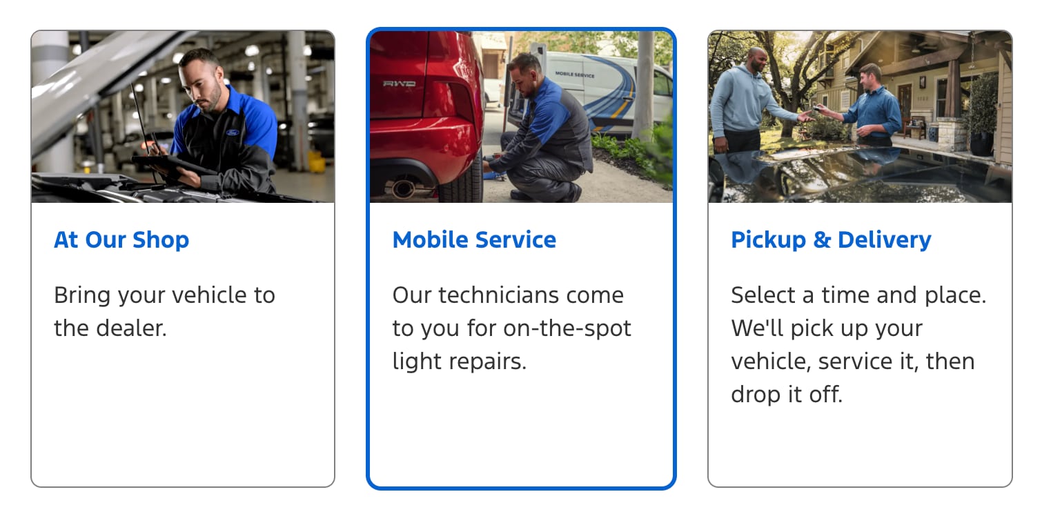 Schedule Service at Fairway Ford