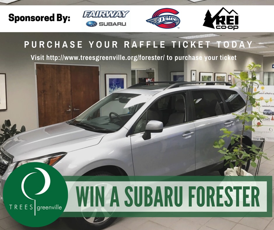 TreesGreenville Purchase Your Raffle Tickets Now