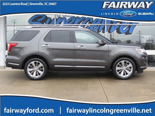 Fairway Ford Greenville Sc >> Certified Pre Owned 2018 Ford Explorer Limited For Sale In Greenville Sc 1fm5k7f85jga28189 Fairway Ford Greenville Sc >> Certified Pre Owned 2018 Ford Explorer Limited For Sale In Greenville Sc 1fm5k7f85jga28189