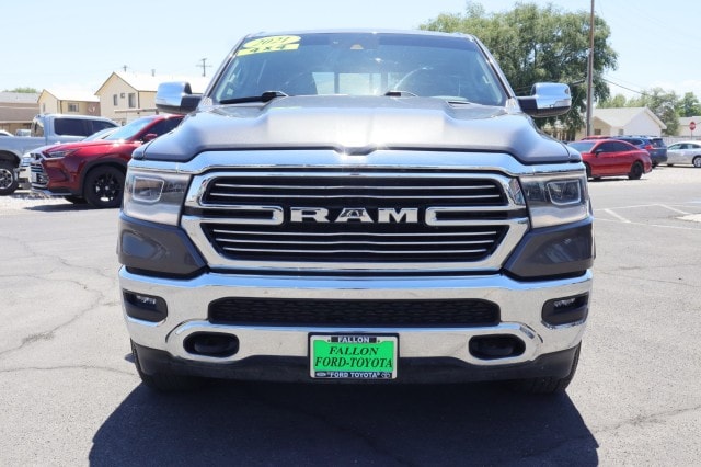 Used 2021 RAM Ram 1500 Pickup Laramie with VIN 1C6SRFJT2MN719163 for sale in Fallon, NV